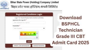 BSPHCL Technician Grade III CBT Admit Card 2025