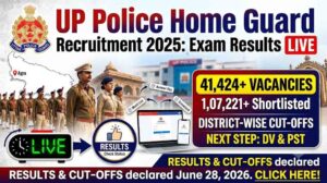UP Police Home Guard Recruitment 2025 Results LIVE: Check Merit List & Cut-Offs Here