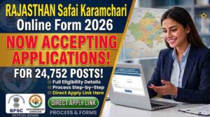Rajasthan Safai Karamchari Online Form 2026 for 24752 Post